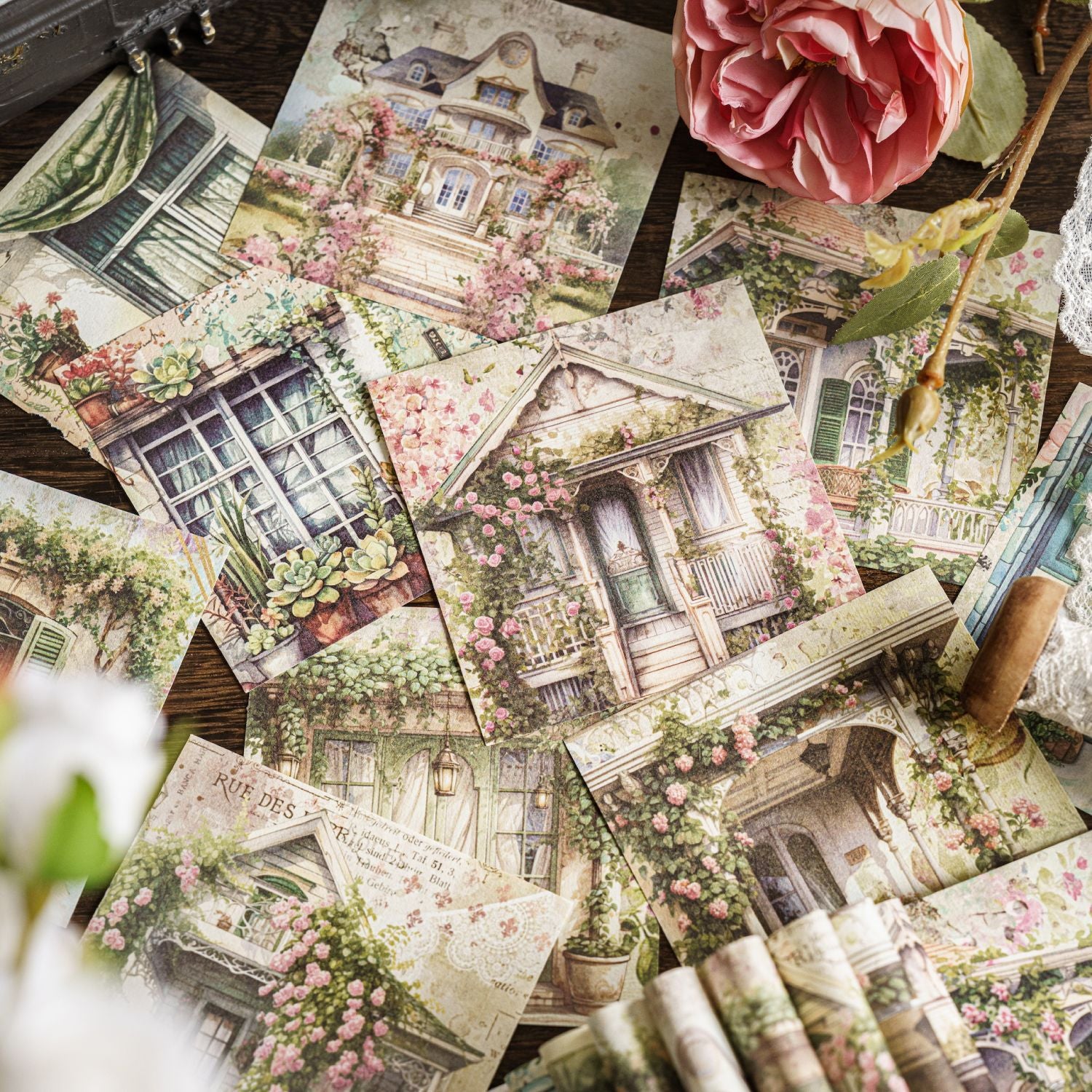 30 Pcs Life Style Scrapbook Paper SHJL