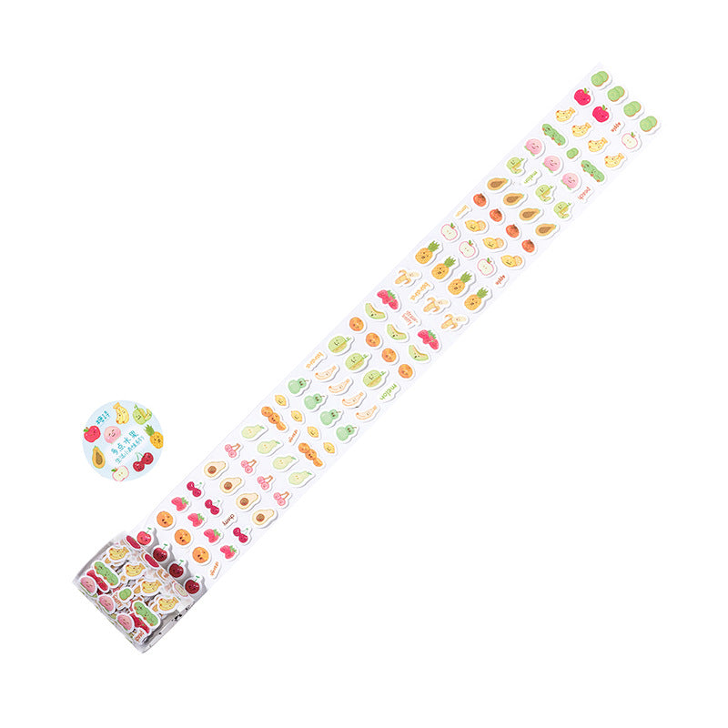 1 Roll PET Tape Emoji Stickers SHXBQ