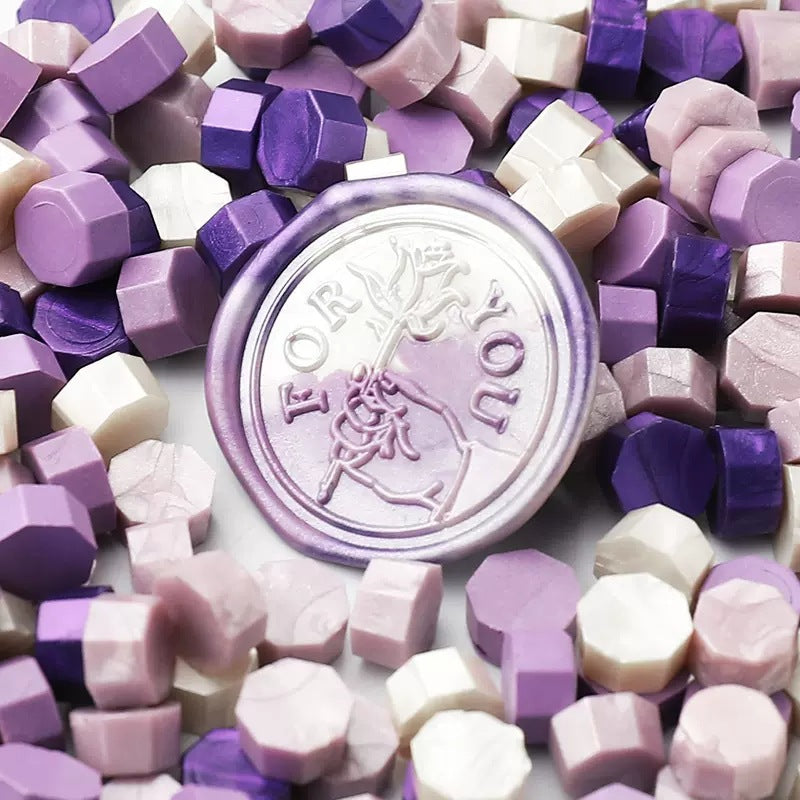 100 PCS Octagon Wax Seal Beads H13