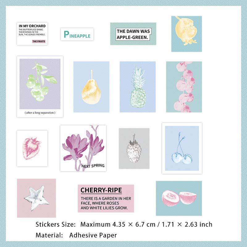 30 Pcs Creative Journal Stickers ZYSX
