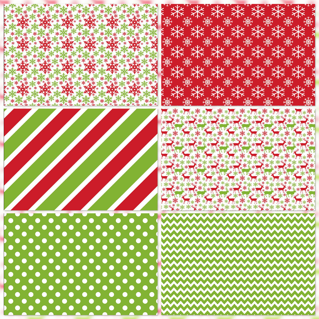 6 inch Christmas Scrapbook Paper Pad PA255