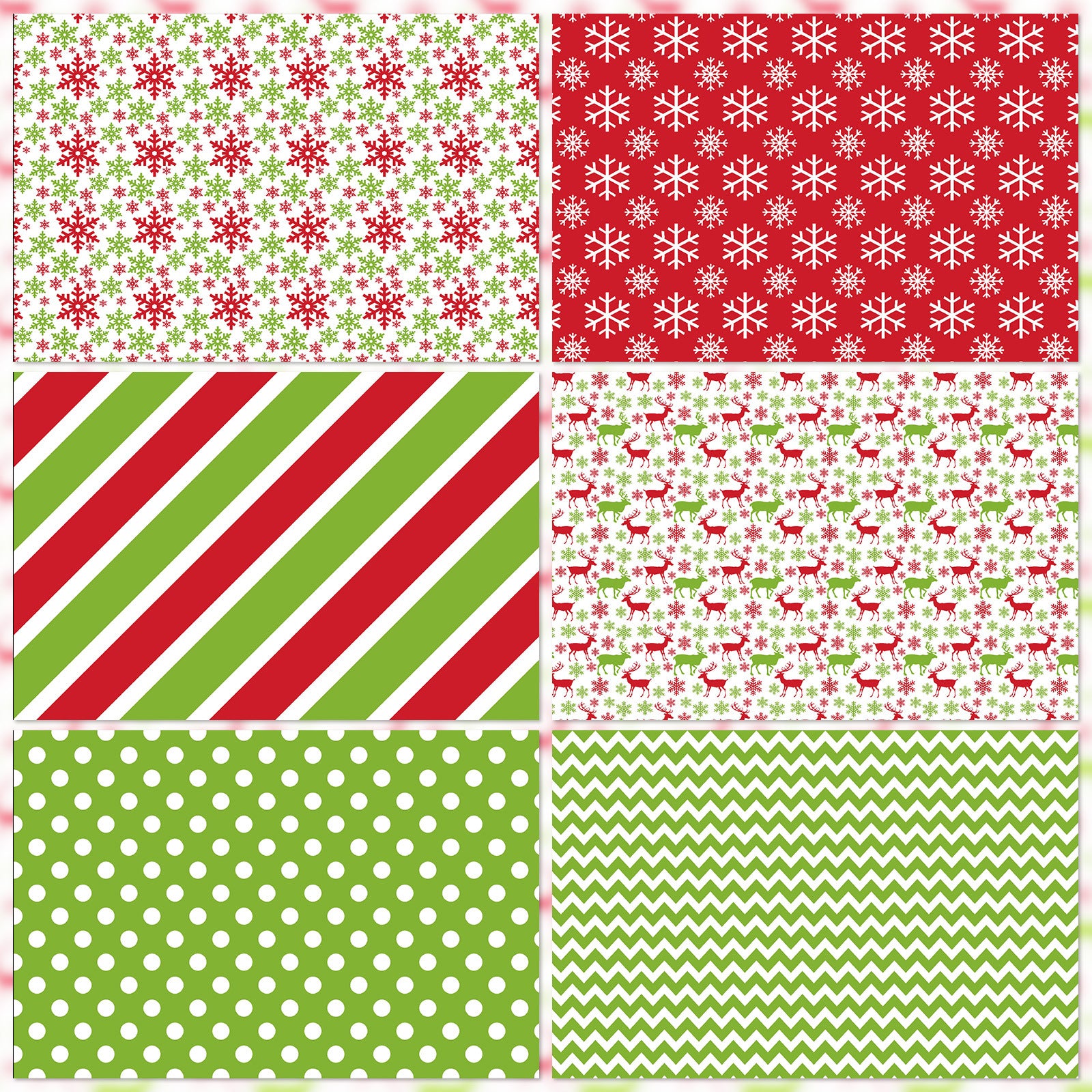 6 inch Christmas Scrapbook Paper Pad PA255
