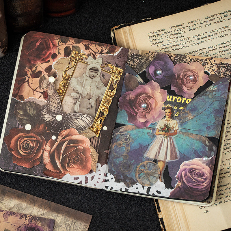 36 Sheets Vintage Gothic Scrapbook Paper LHQY