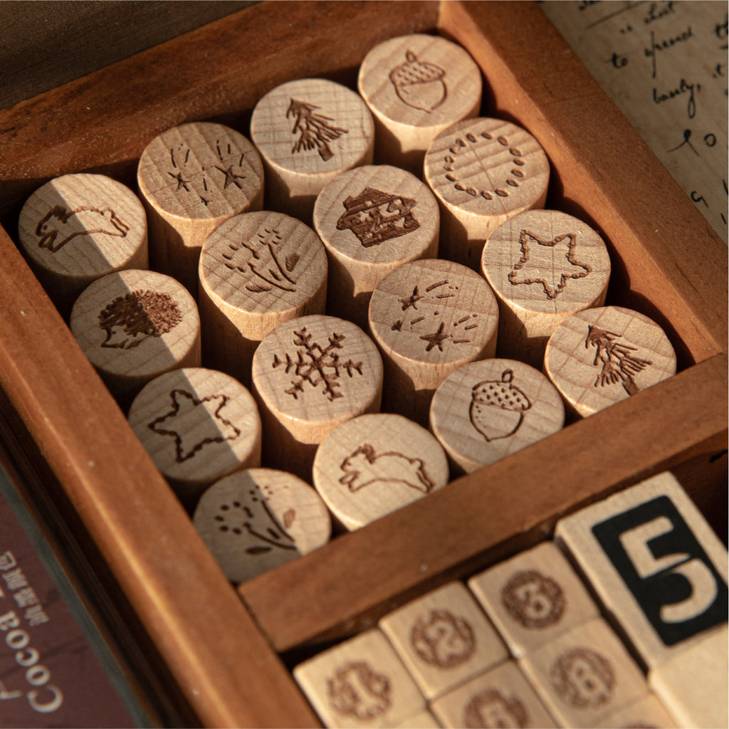 Wildland Forest Animal Wooden Stamp XSLX
