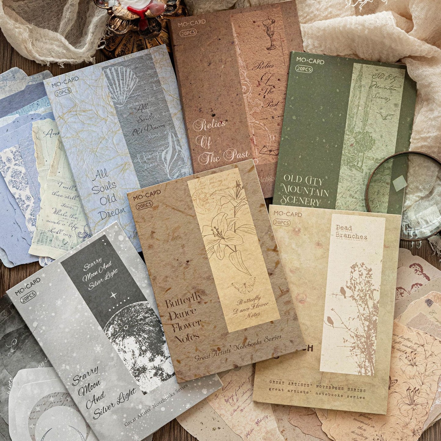 20 Pcs Vintage Junk Journal Paper DYSJ