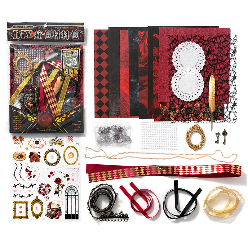 Junk Journal Craft Supplies Girt Set