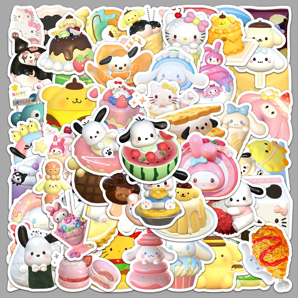 50Pcs Kawaii Waterproof Vinyl Stickers SRO133