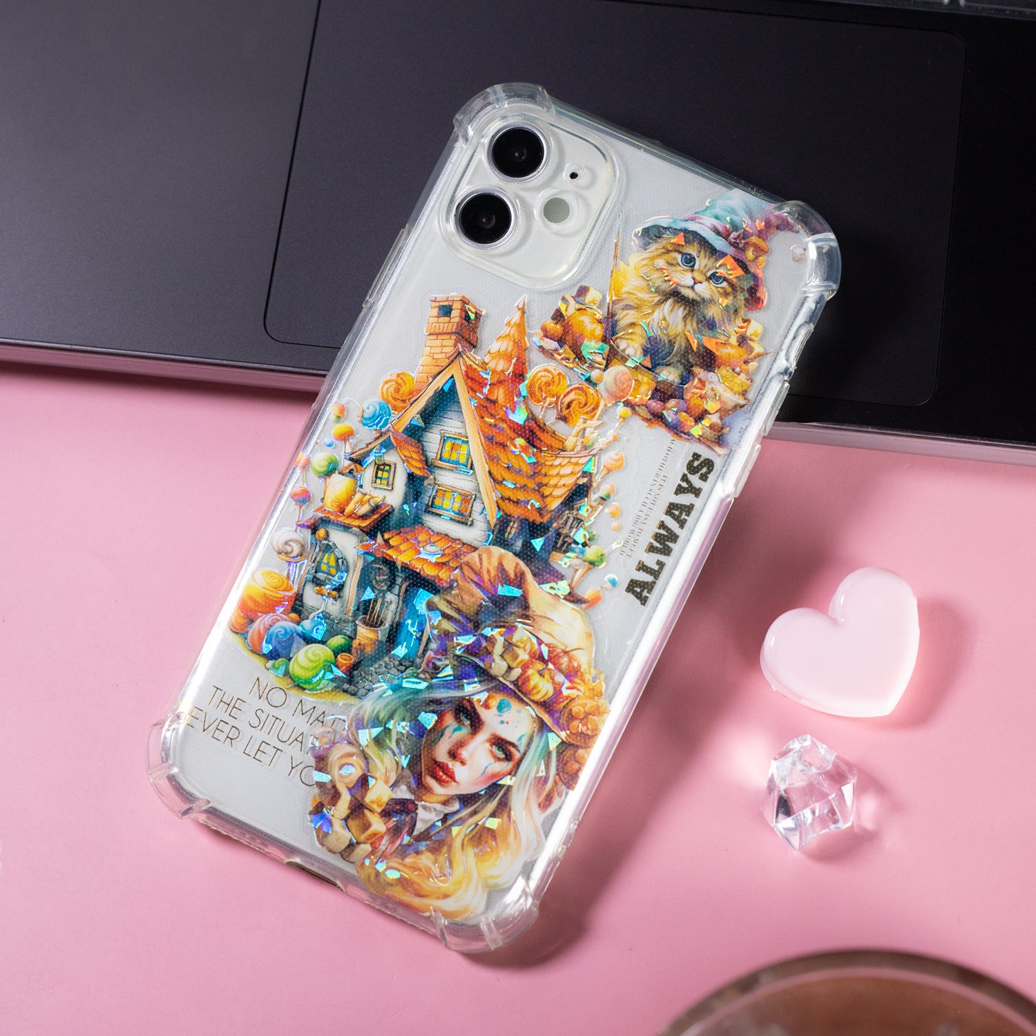 10 Pcs Candy House PET Stickers MFTGW