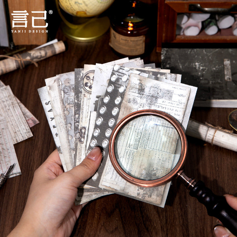 50 Sheets Vintage Junk Journal Paper FDZS