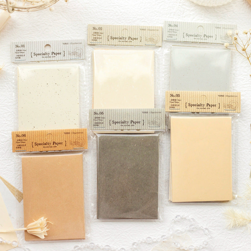 30 Sheets Vintage Color Scrapbook Paper SZSH