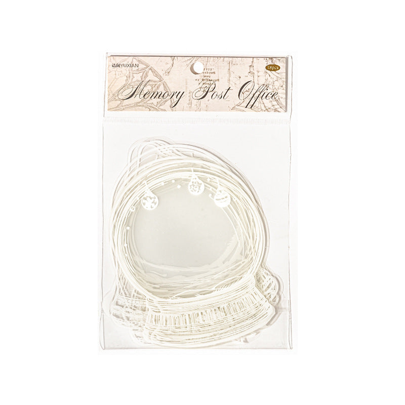 18 Pcs Transparent Bottle Stickers JYYJ