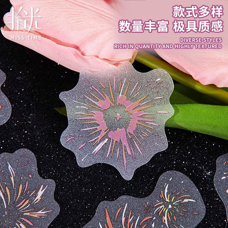 20 Pcs Fireworks PET Stickers YHSS