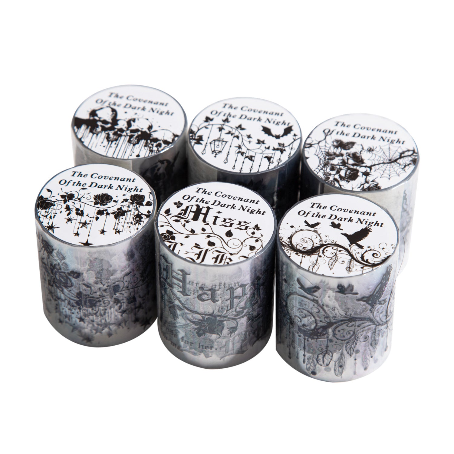 1 Roll Gothic Flower PET Tape AYQY