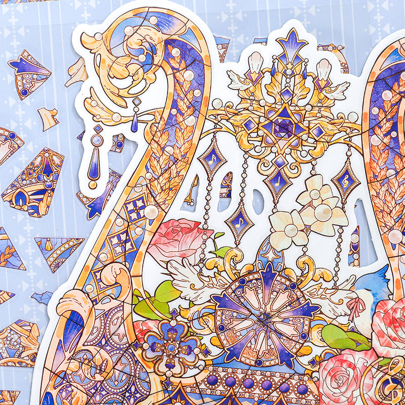 European Royal Themed DIY Stickers Kit DZWS
