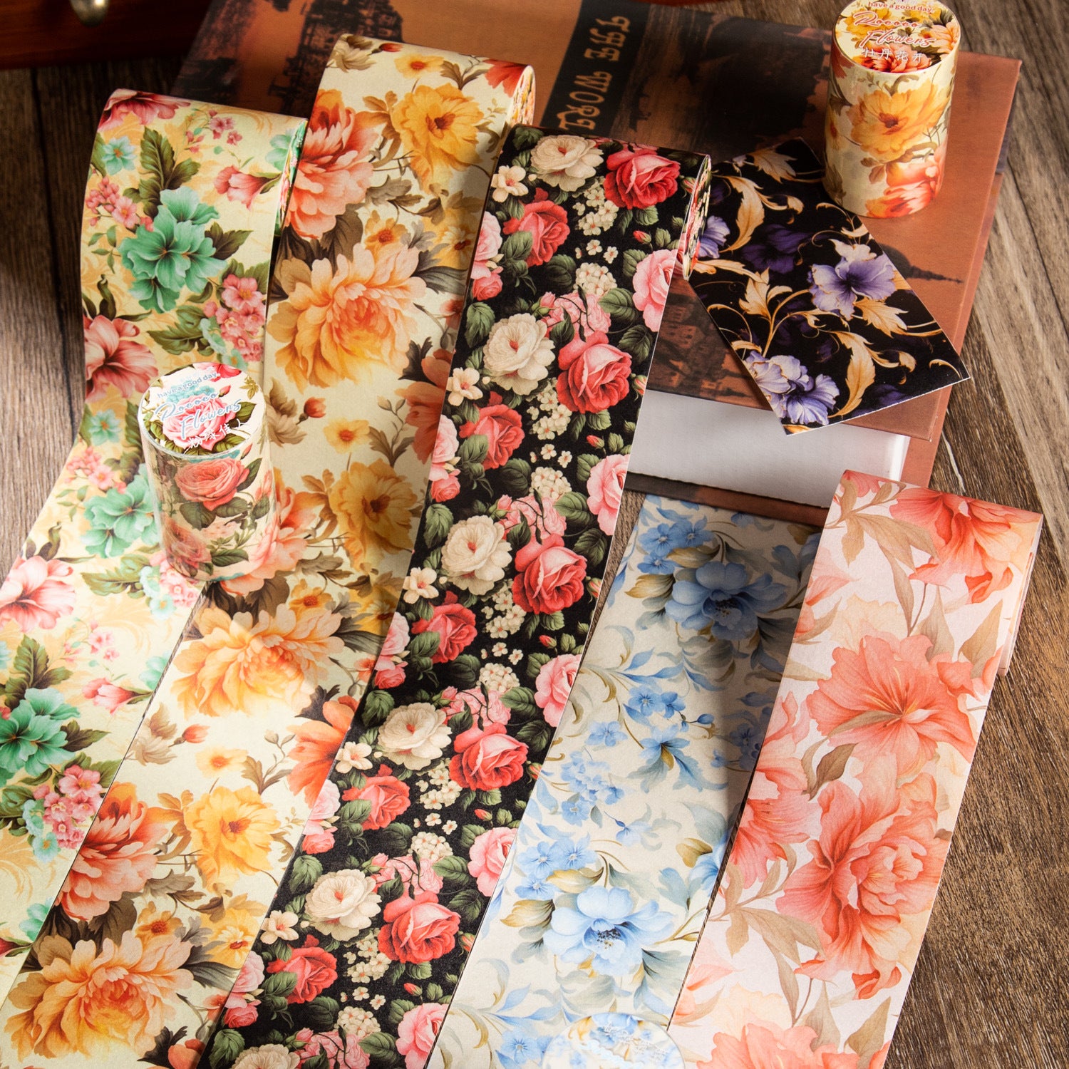 1 Roll Flowers Washi Tape YLSH