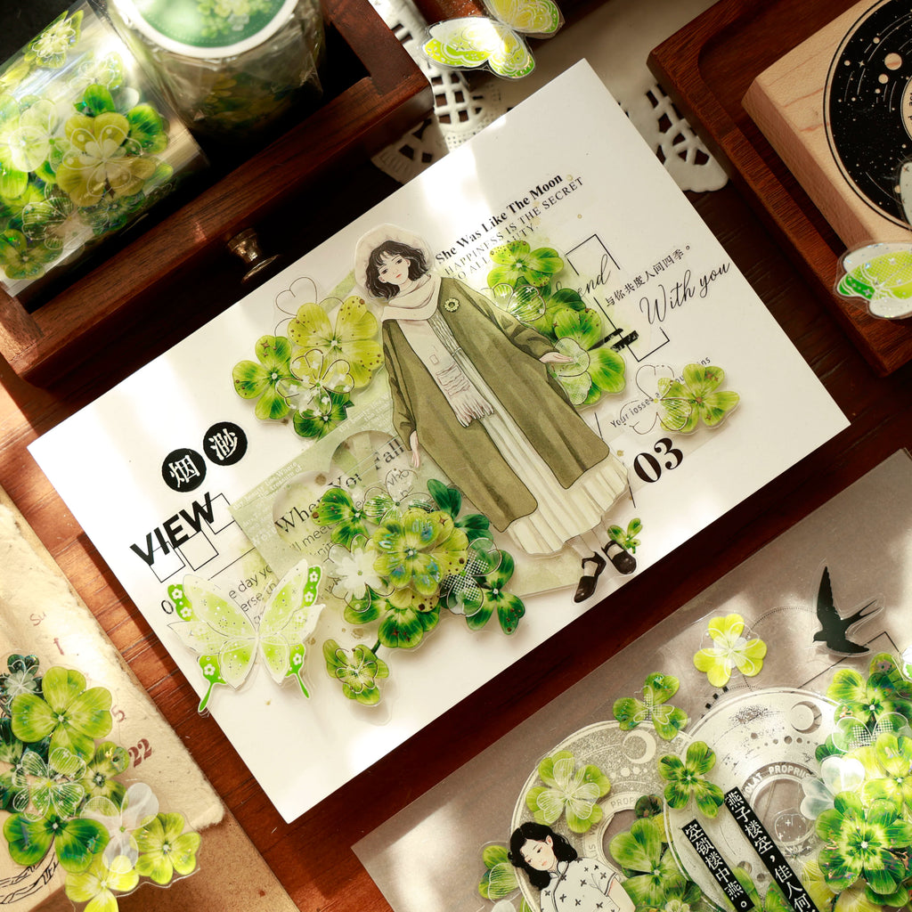 Floral Decorative Tape Rolls- Summer Forest Isle