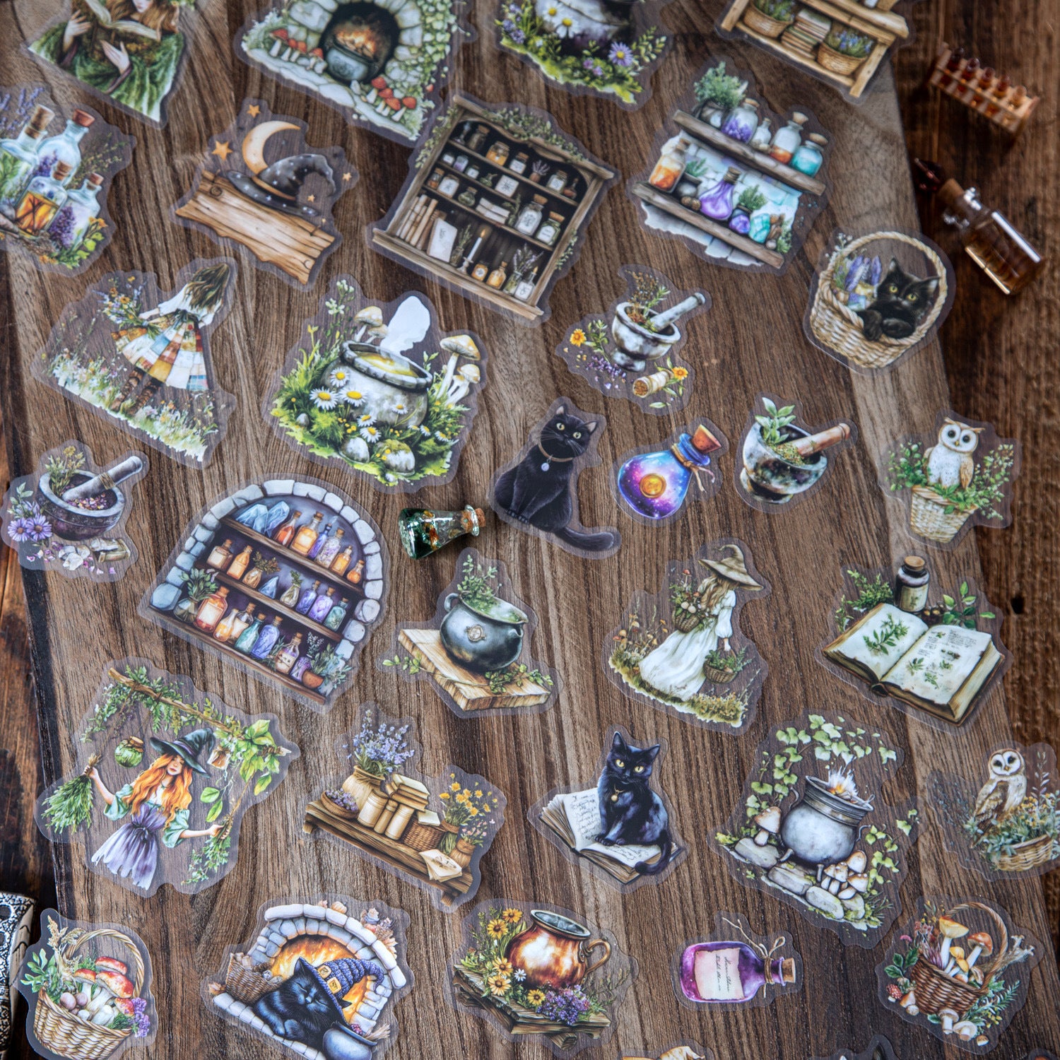 15 Pcs Magical Potion PET Stickers MFYF