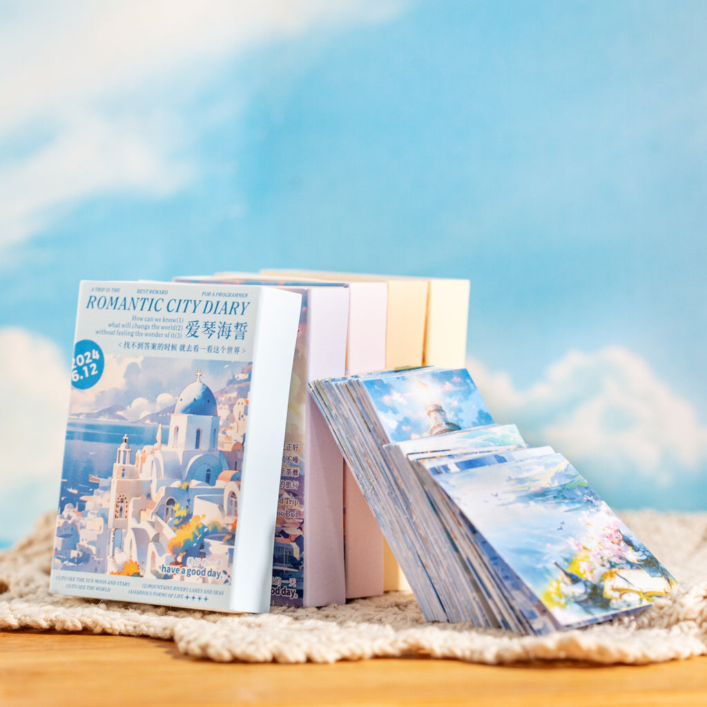 50 Pcs Travel Landscape Stickers LMCS