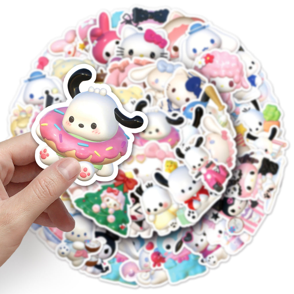 50Pcs Kawaii Waterproof Vinyl Stickers SRO126