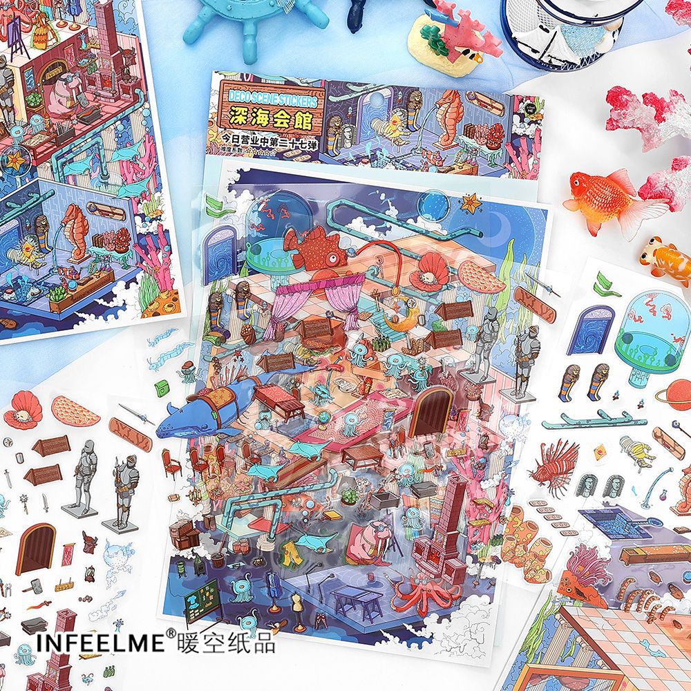 3D Cruise Party Themed DIY Stickers Kit JRYY27