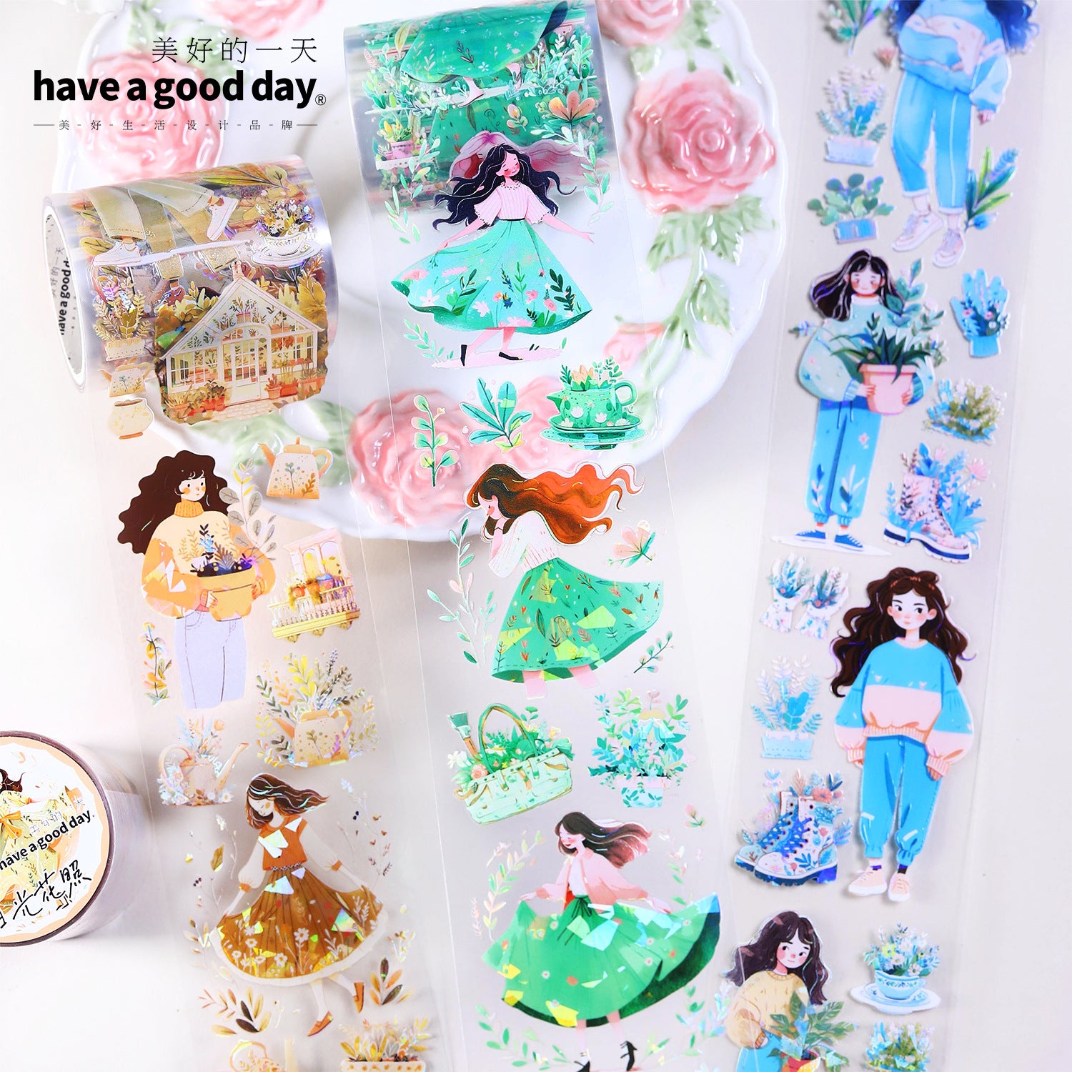 1 Roll Fashion Girls PET Tape CTRJ