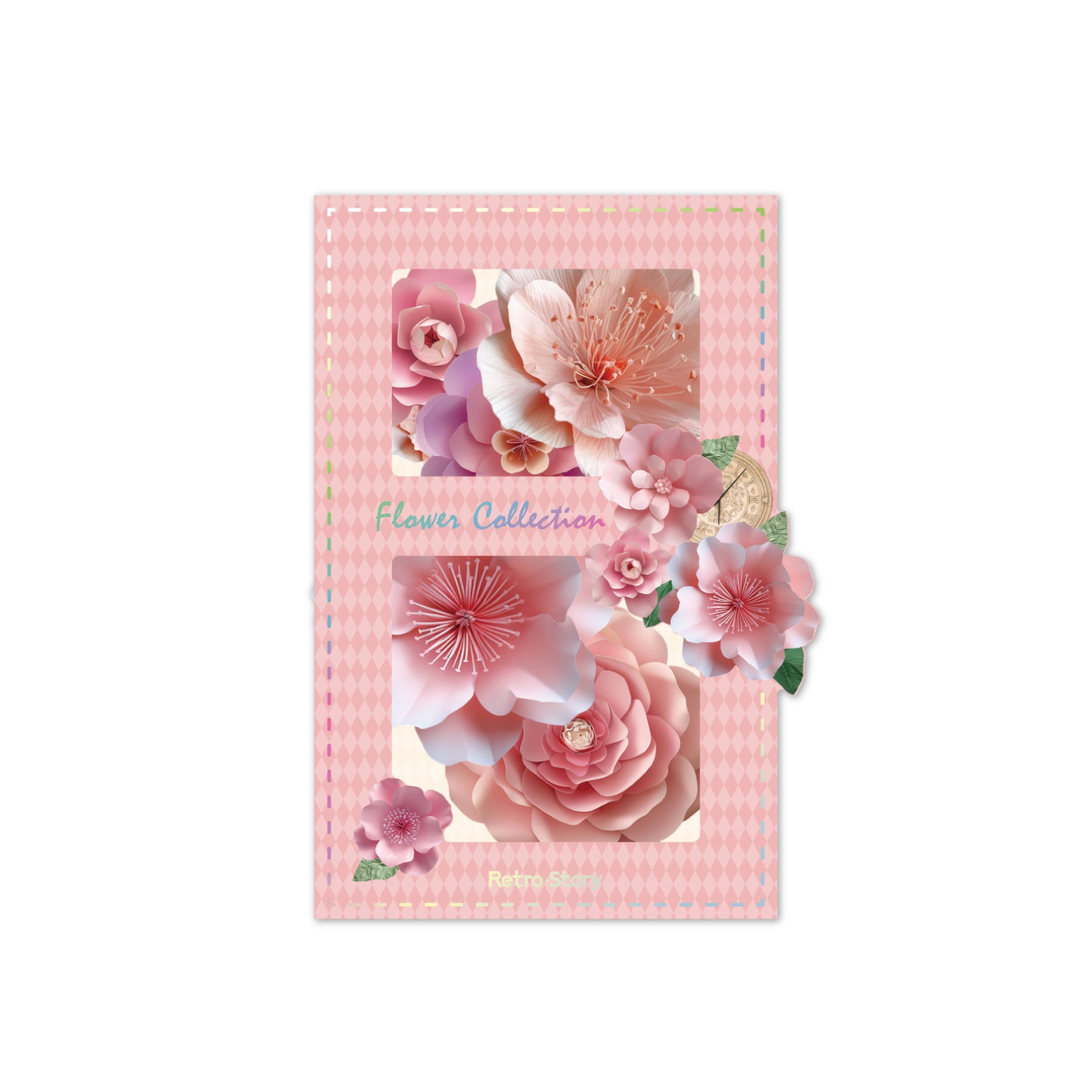 30 Pcs Flower Stickers HSJX