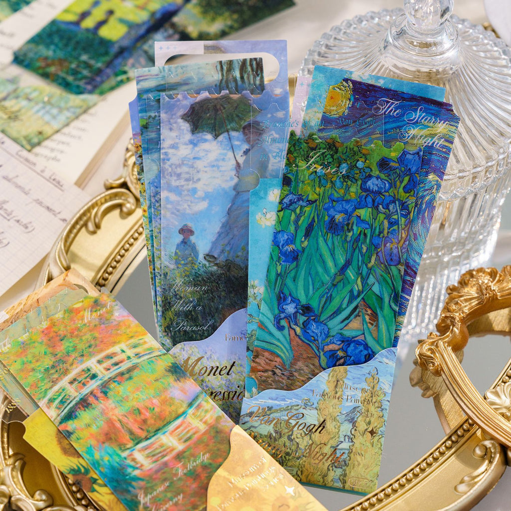 5 Pcs Oil Painting PET Bookmark MHBWG