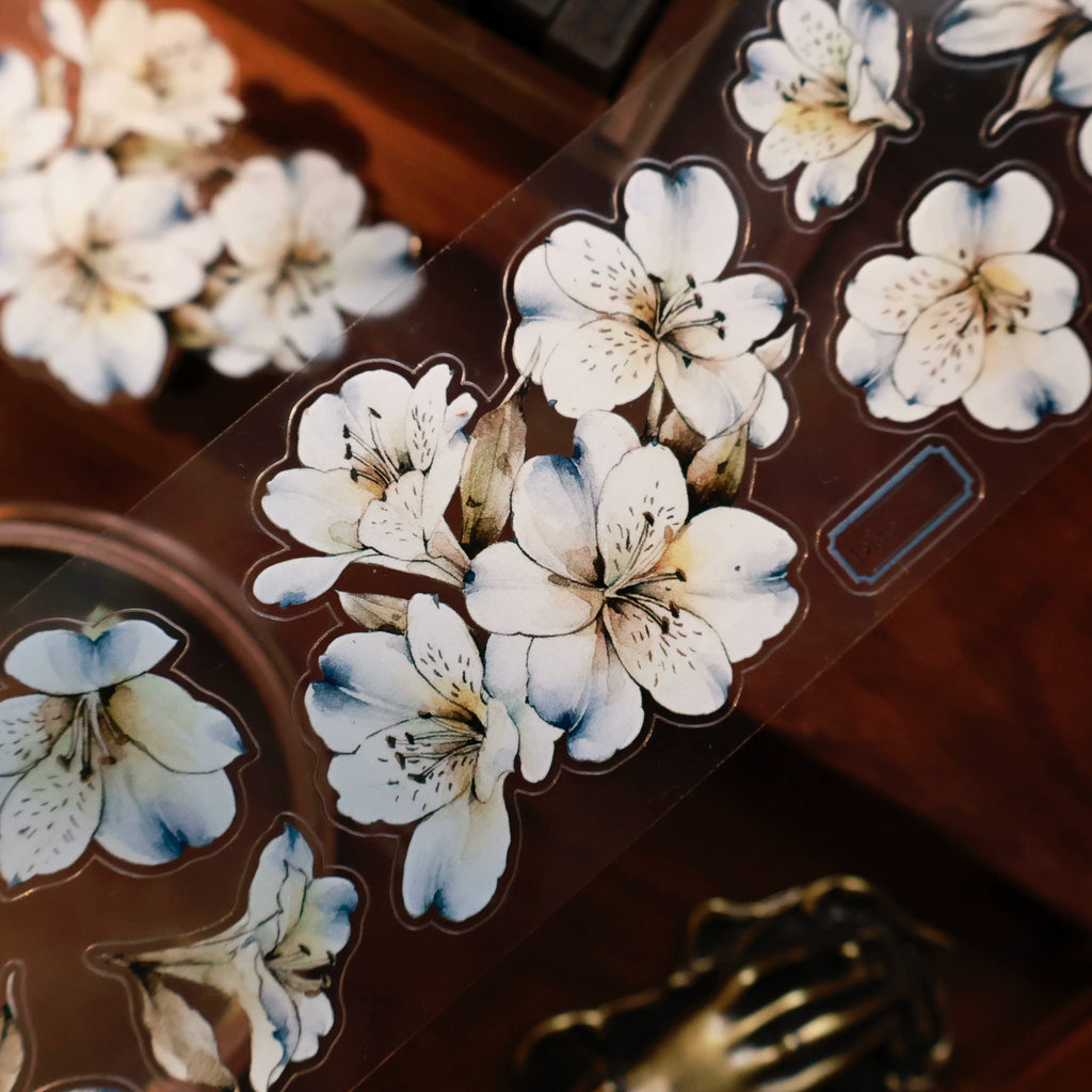 Floral Decorative Tape Rolls- Blue Haven