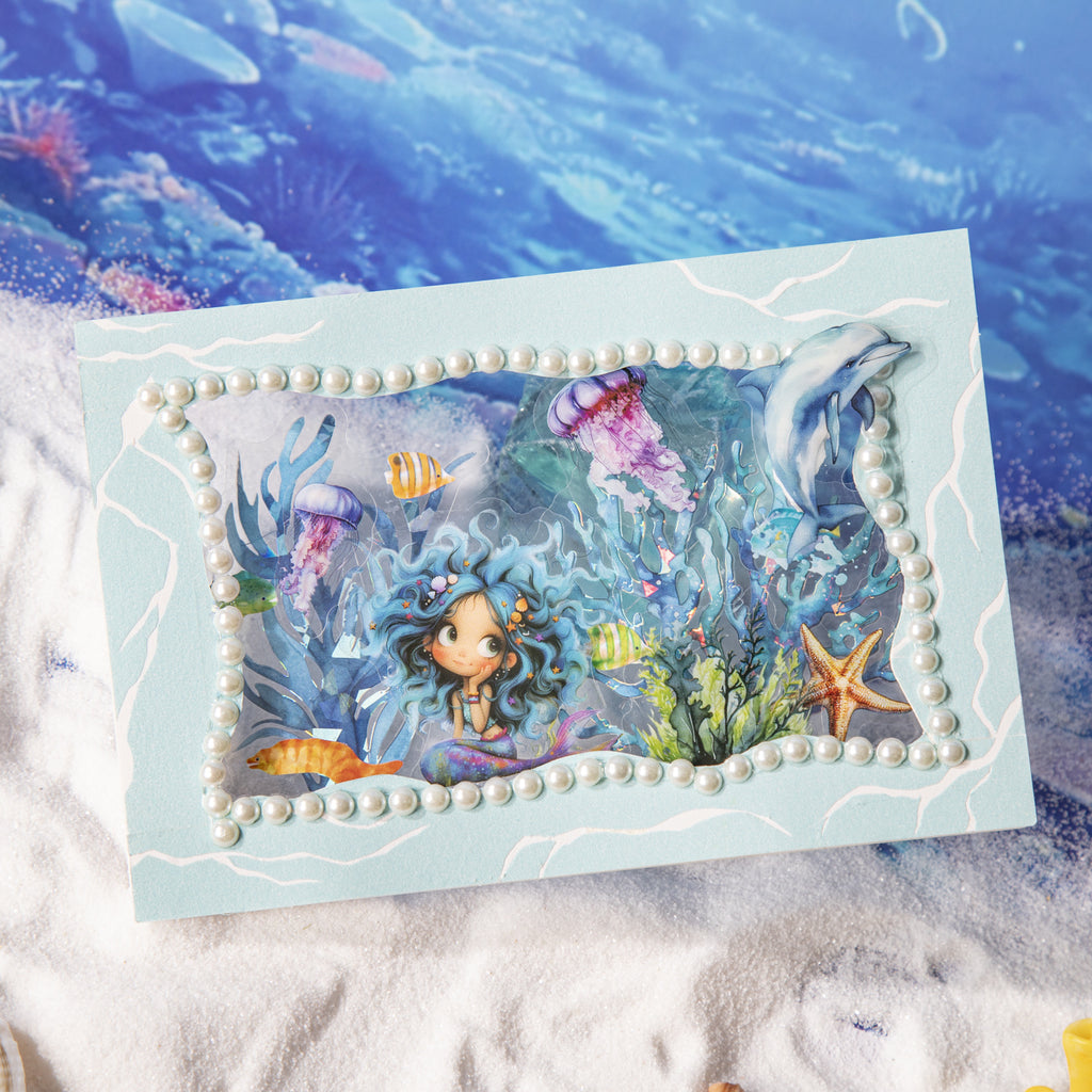40 Pcs Undersea PET Stickers MHCY