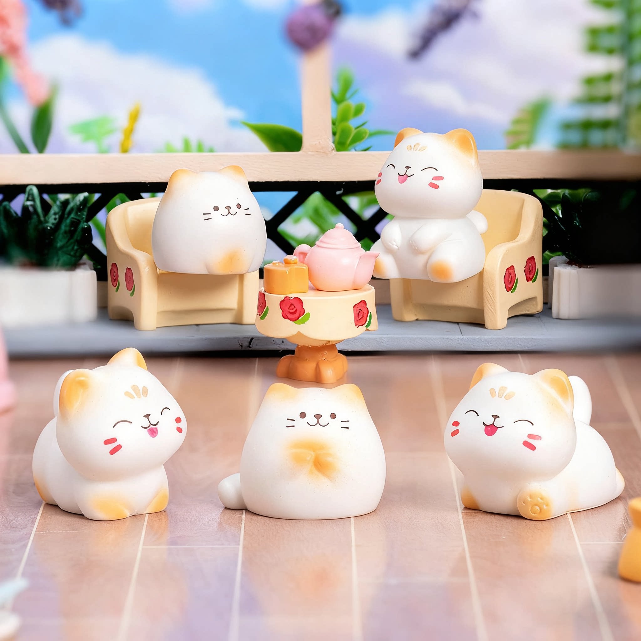 Calico Cat Desk Buddies