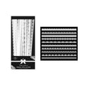 40 Pcs Vintage White Lace Border Stickers