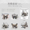 10 Pcs Large Size PET Butterfly Stickers HDZB