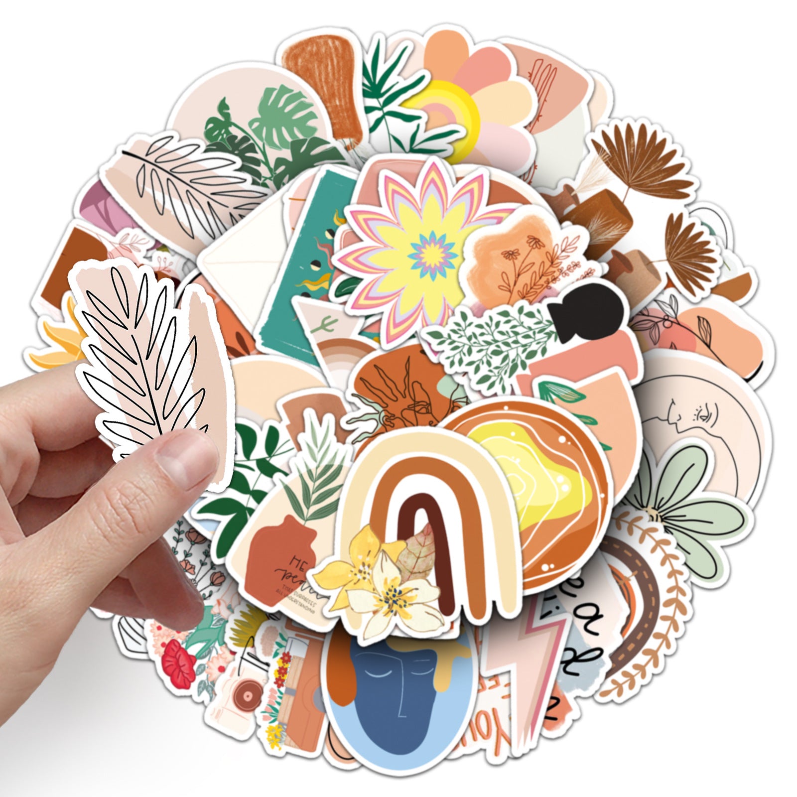 50PCS Boho Waterproof Vinyl Stickers BHO12