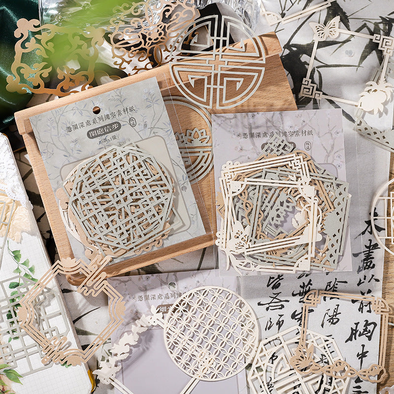 10 Pcs Cutout Scrapbook Paper PLSC