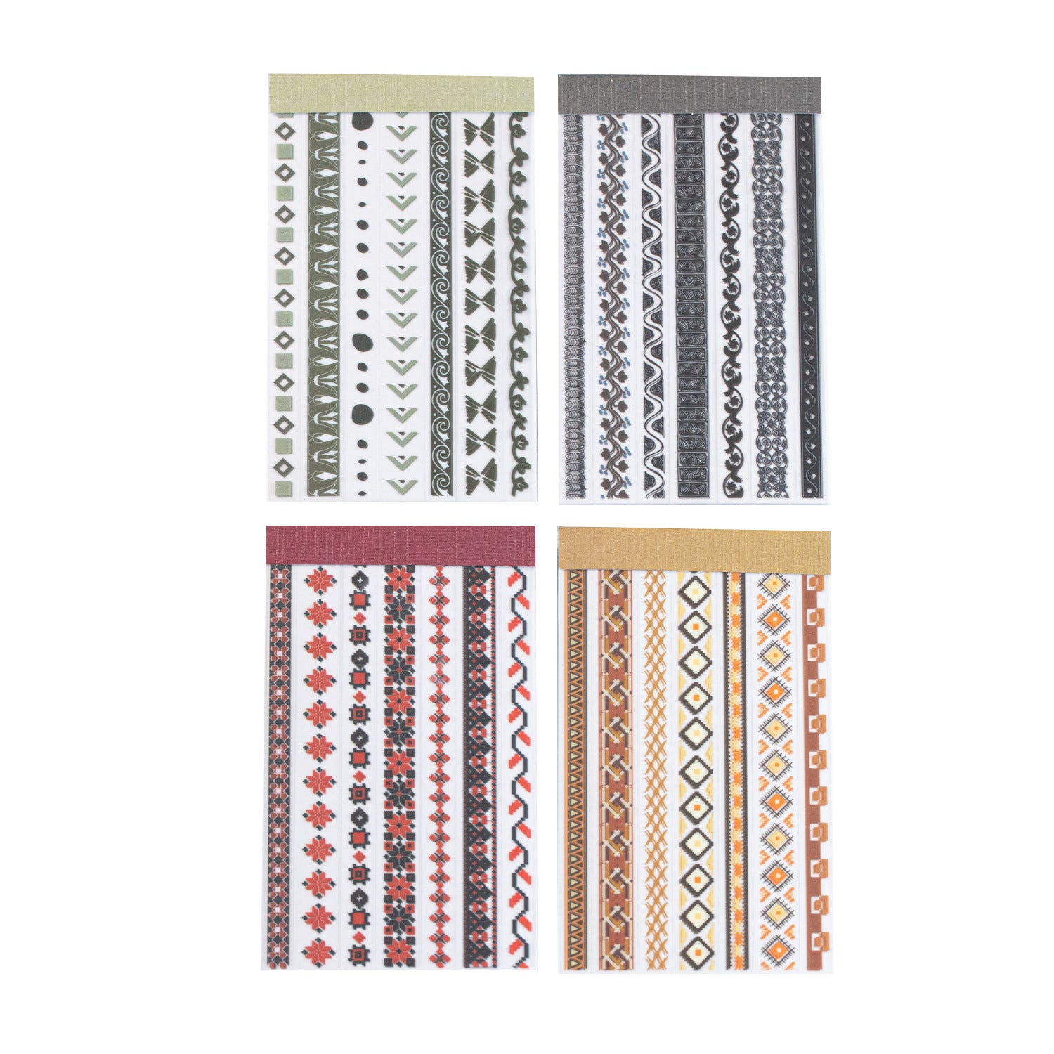 32 Sheets Lace Edged Stickers Book XDBH