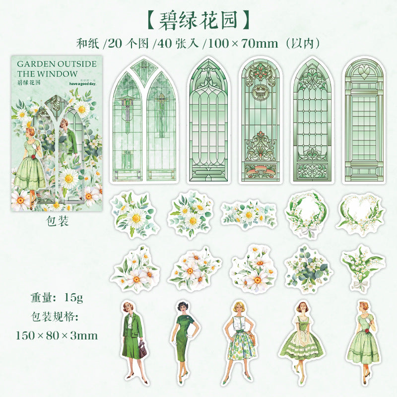 Conhan Washi Lady Stickers