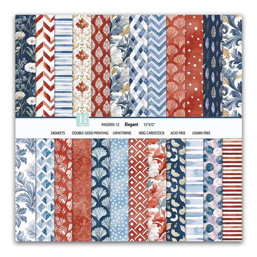 12 inch Scrapbook Paper Pad JYY095