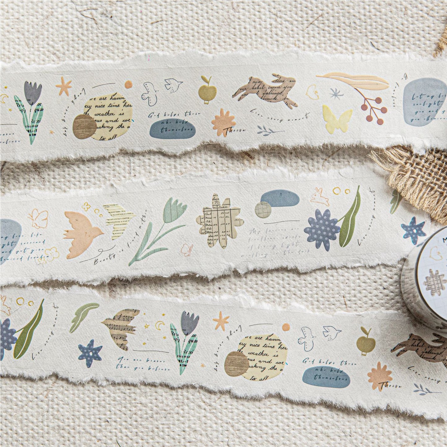 1 Roll Collage Themed PET Tape PTSY