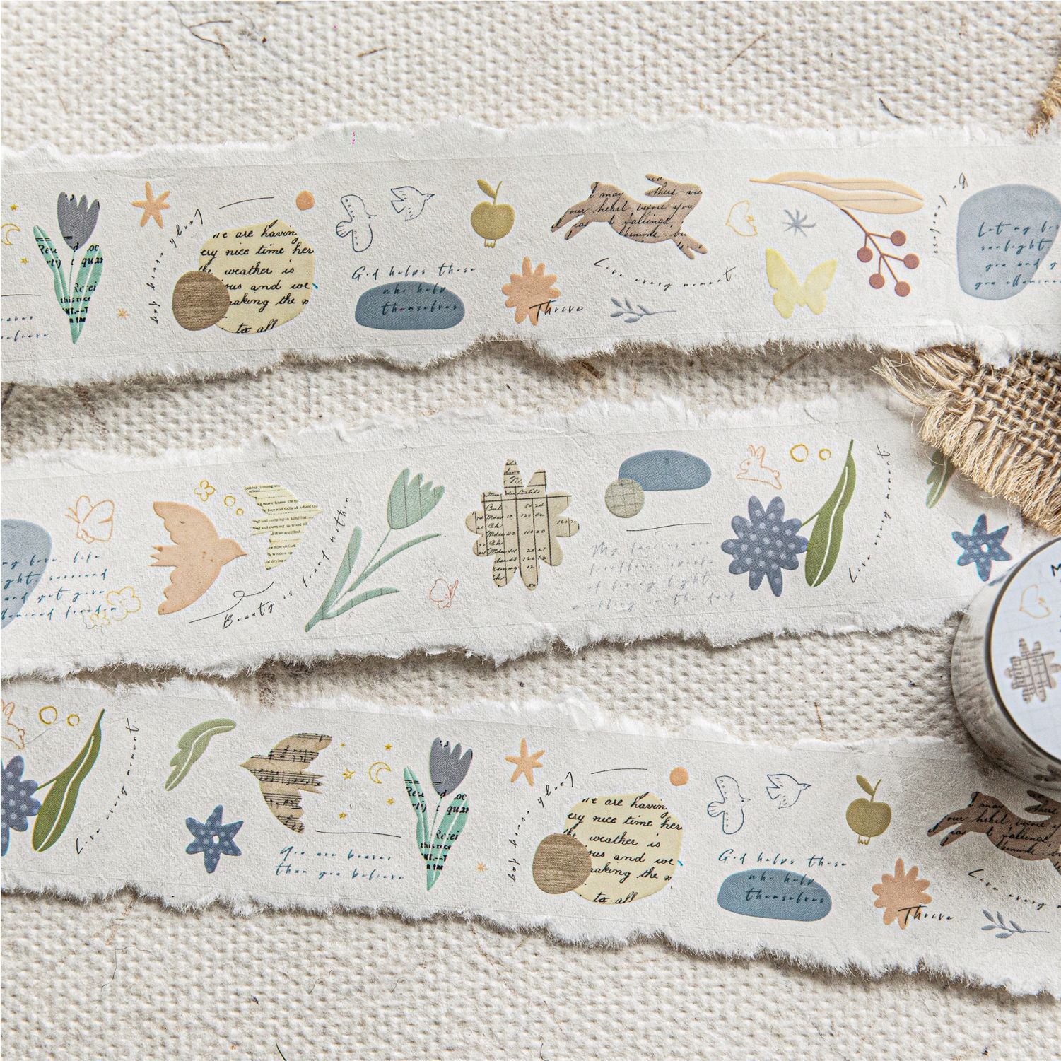 1 Roll Collage Themed PET Tape PTSY