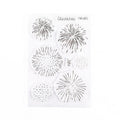 Clear Silicone Stamp Set - Firework