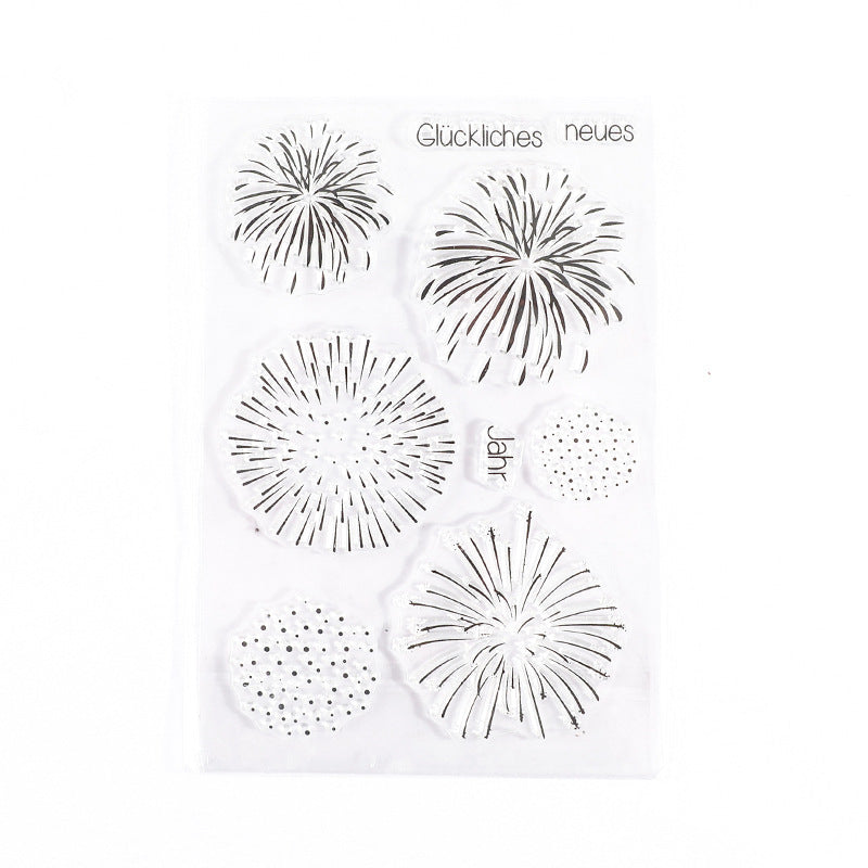 Clear Silicone Stamp Set - Firework