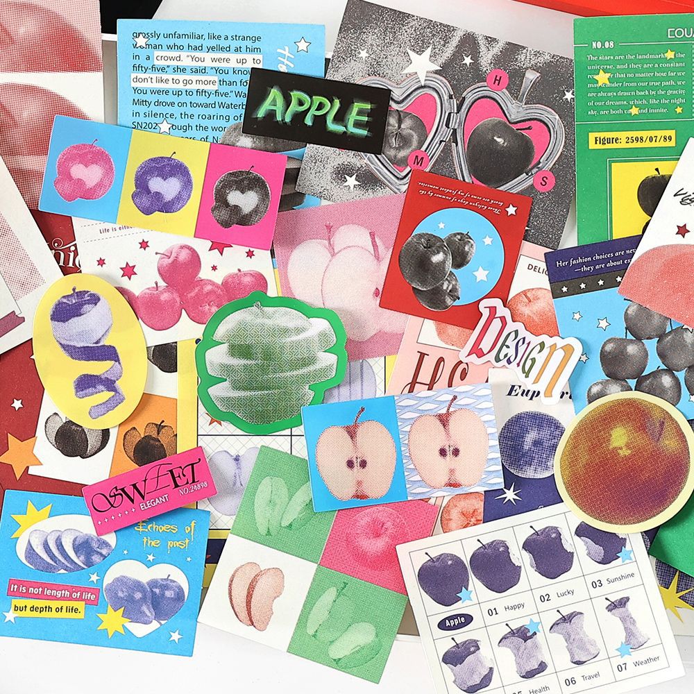 30 Pcs Creative Journal Stickers GTRD