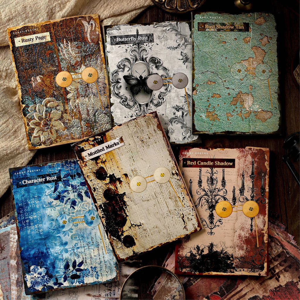 30 Pcs Creative Vintage Junk Journal Paper BBXY