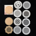10 Pcs Ornate Lace Vintage Hollow-out Paper YYWGF