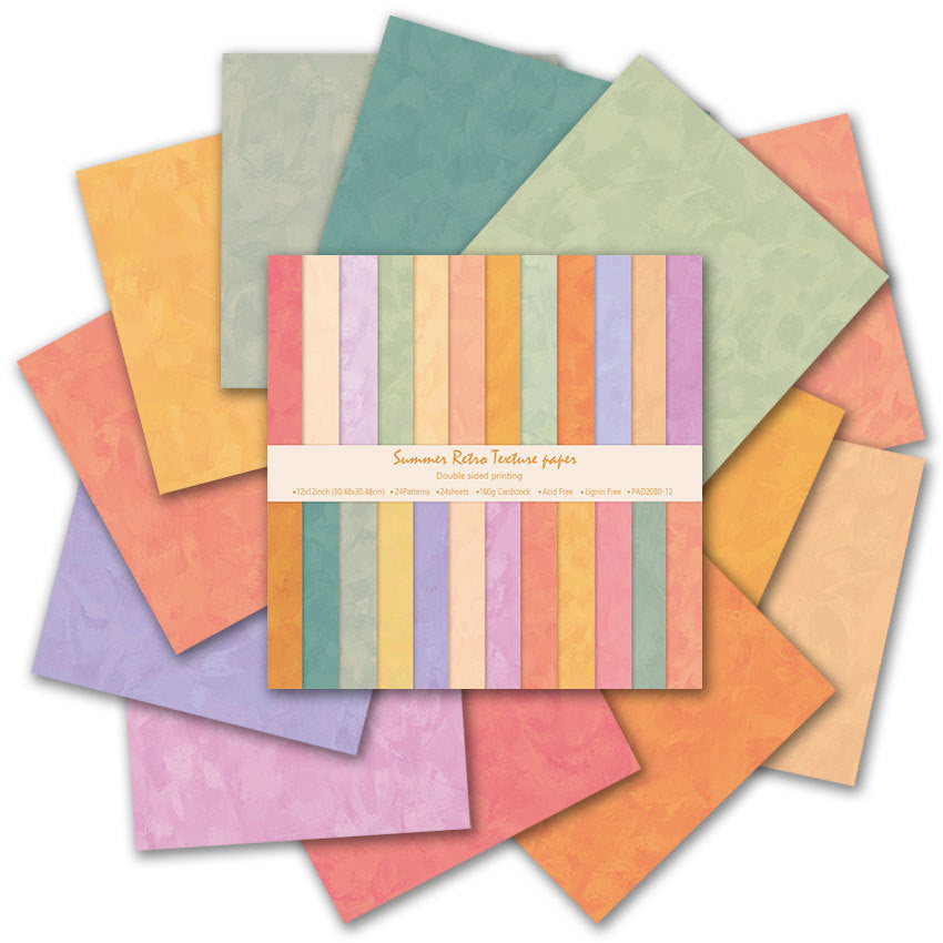 12 Inch Scrapbook Paper Pad for Craft PA079
