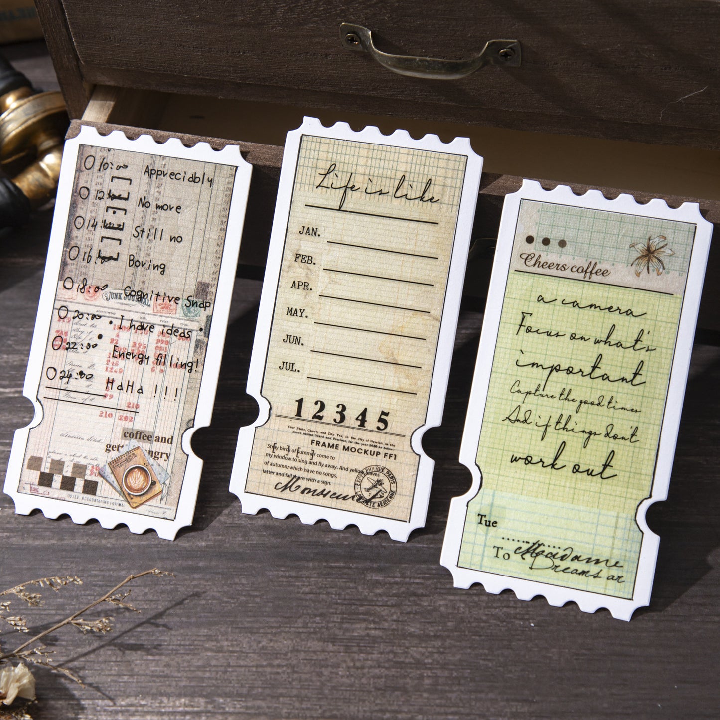 1 Roll Old Tickets Washi Tape JRPJ