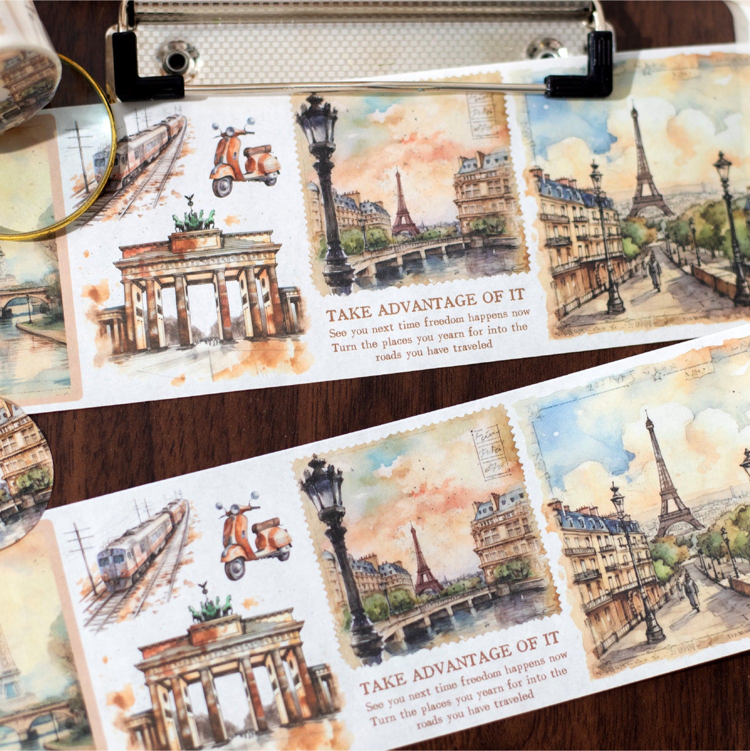 1 Roll Travel Theme Deco Tape YSJYB