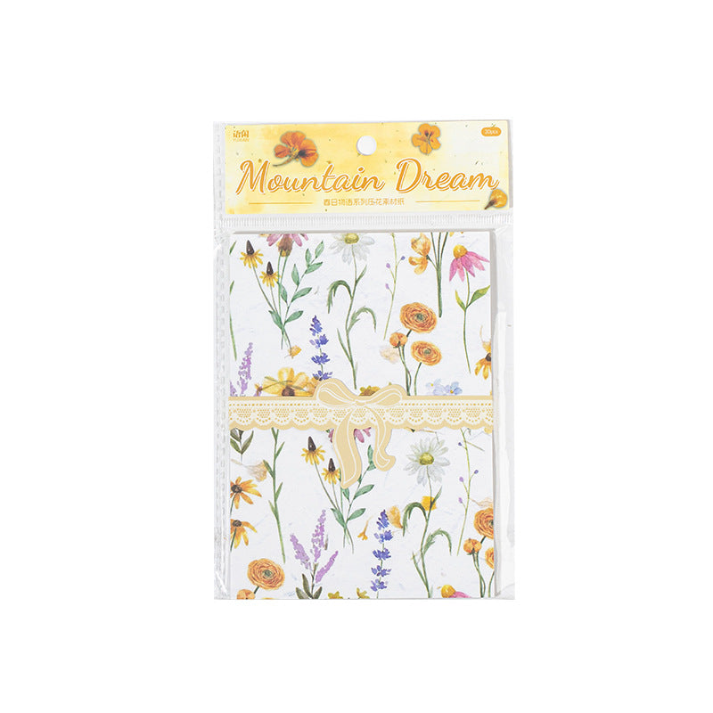 30 Sheets Spring Scrapbook Paper CRWY