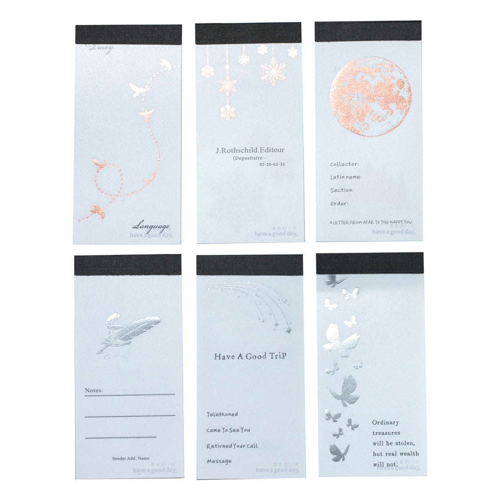 20 Pcs Aesthetic Notepad Paper XYJY