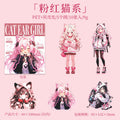 10 Pcs Cat Girl PET Stickers MESN